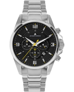 Купить Наручные часы Jacques Lemans 1-2118D с хронографом в E-mobi