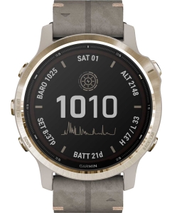 Купить Умные часы Garmin Fenix 6S Pro Solar Light Gold 010-02409-26 в E-mobi