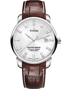 Купить Швейцарские механические наручные часы Titoni 83188-S-ST-575 в E-mobi