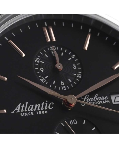 Купить Швейцарские наручные часы Atlantic 64452.41.61R с хронографом  в E-mobi