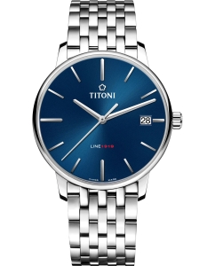 Купить Швейцарские механические наручные часы Titoni 83919-S-612 в E-mobi
