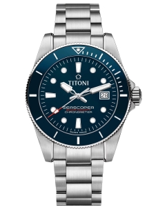 Купить Швейцарские механические наручные часы Titoni 83300-S-BE-705 в E-mobi