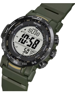 Купить Японские наручные часы Casio Pro Trek PRW-35Y-3B с хронографом  в E-mobi