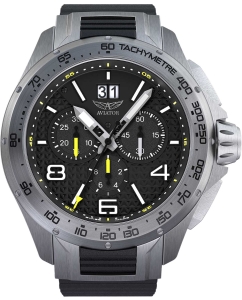 Купить Швейцарские наручные часы Aviator M.2.19.0.131.6 с хронографом в E-mobi