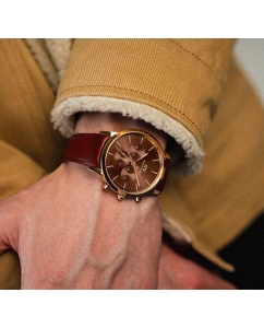 Купить Наручные часы Daniel Wellington Iconic Chronograph 42 St Mawes RG Amber  в E-mobi