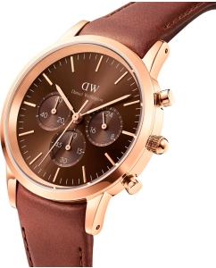 Купить Наручные часы Daniel Wellington Iconic Chronograph 42 St Mawes RG Amber  в E-mobi
