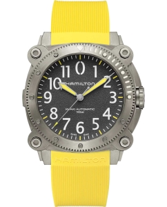 Купить Швейцарские механические титановые наручные часы Hamilton H78535380 в E-mobi