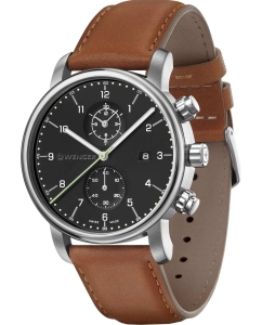 Купить Швейцарские наручные часы Wenger 01.1743.121 с хронографом  в E-mobi