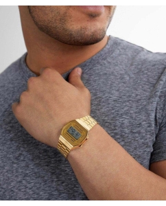 Купить Японские наручные часы Casio Vintage A-168WG-9 с хронографом  в E-mobi