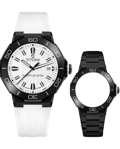 Купить Швейцарские механические керамические наручные часы Titoni 83765-B-WW-712 в E-mobi