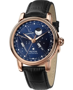 Купить Швейцарские механические наручные часы Epos 3439.322.24.16.25 в E-mobi