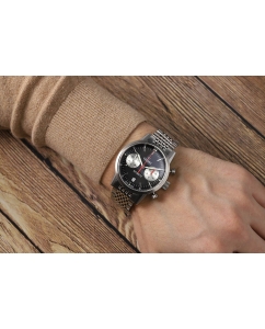 Купить Швейцарские механические наручные часы Titoni 94020-S-681 с хронографом  в E-mobi