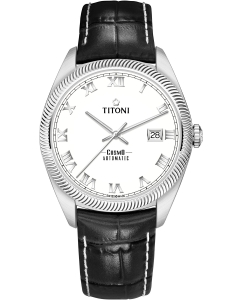 Купить Швейцарские механические наручные часы Titoni 878-S-ST-657 в E-mobi