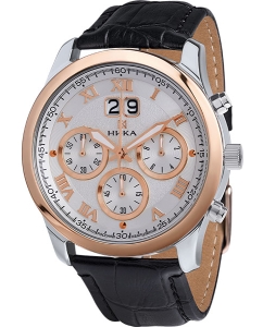 Купить Российские серебряные наручные часы NIKA 1398.0.19.11B с хронографом в E-mobi