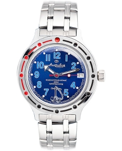 Купить Российские механические наручные часы Восток Амфибия 420382 в E-mobi