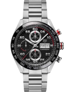 Купить Швейцарские механические наручные часы TAG Heuer Carrera CBN2A1AA.BA0643 с хронографом в E-mobi