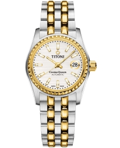 Купить Швейцарские механические наручные часы Titoni 797-SY-695 в E-mobi