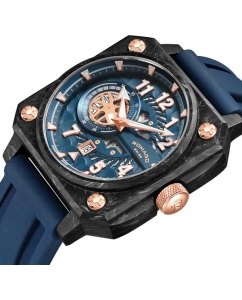 Купить Швейцарские механические наручные часы ROMAGO RM097-BKBU  в E-mobi