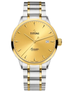 Купить Швейцарские механические наручные часы Titoni 83733-SY-651 в E-mobi