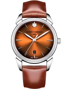 Купить Швейцарские механические наручные часы Cuervo y Sobrinos 3101.1AST в E-mobi