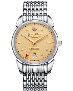 Купить Швейцарские механические наручные часы Cuervo y Sobrinos 3195.1SR.CH в E-mobi