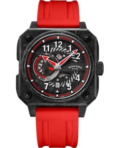 Купить Швейцарские механические наручные часы ROMAGO RM097-BKRD в E-mobi