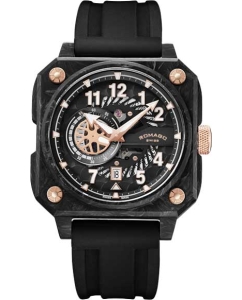 Купить Швейцарские механические наручные часы ROMAGO RM097-BKRG в E-mobi