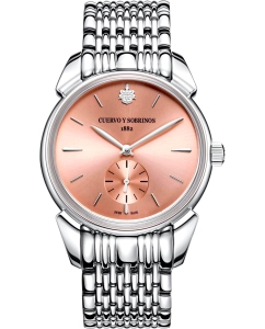 Купить Швейцарские механические наручные часы Cuervo y Sobrinos 3102B.1ASS в E-mobi