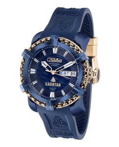 Купить Российские механические наручные часы Слава Капитан 2473355/800-2427  в E-mobi