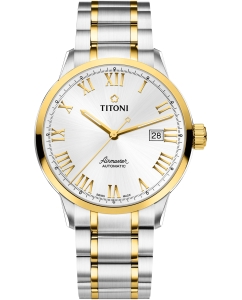 Купить Швейцарские механические наручные часы Titoni 83733-SY-561 в E-mobi