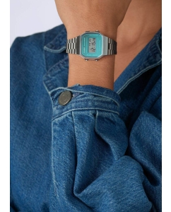 Купить Японские наручные часы Casio Vintage A-168WEM-2E с хронографом  в E-mobi