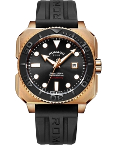 Купить Швейцарские механические наручные часы ROMAGO RM109-BZBK в E-mobi