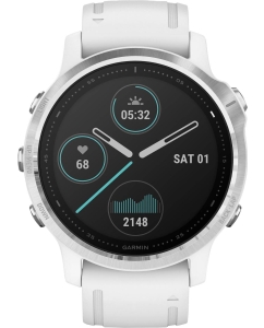 Купить Умные часы Garmin Fenix 6S Silver GPS 010-02159-00 в E-mobi