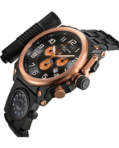 Купить Российские титановые наручные часы Спецназ C9153341-5130.D с хронографом  в E-mobi