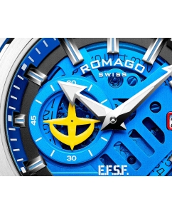 Купить Швейцарские механические наручные часы ROMAGO RM112-BU  в E-mobi