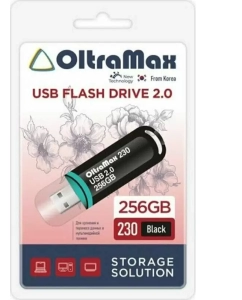 Купить Флешка OLTRAMAX OM-256GB-230-Black 256 ГБ черный (80404030101) в E-mobi