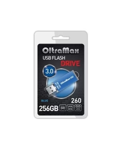 Купить Флешка Oltramax 260 256ГБ Blue (OM-256GB-260-Blue) в E-mobi