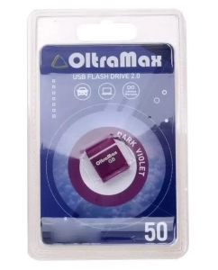 Купить Флешка Oltramax 64 ГБ фиолетовый (OM-64GB-50-Dark Violet) в E-mobi