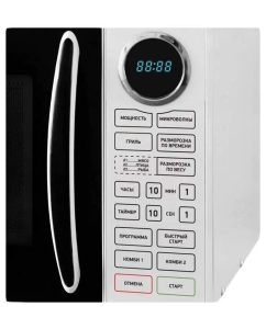Купить Микроволновая печь с грилем BBK 23MWG-930S/BW белый/черный  в E-mobi