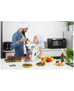 Купить Электромясорубка Аксион М 642.03 2000 Вт белый  в E-mobi