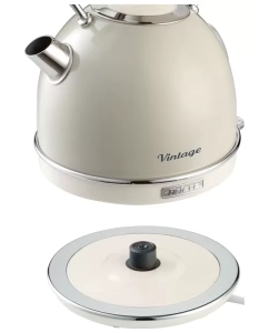 Купить Чайник электрический Ariete Vintage 1.7 л бежевый  в E-mobi