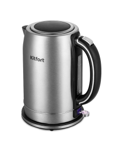 Купить Электрочайник Kitfort KT-6175 серебристый в E-mobi