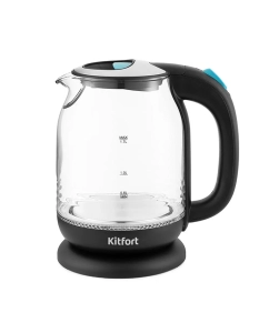 Купить Чайник электрический Kitfort KT-654-1 1.7 л черный в E-mobi