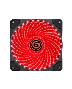Купить Корпусной вентилятор Ginzzu 12LR33 (красный) (17614) в E-mobi