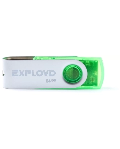 Купить Флешка Exployd 530 64 ГБ зеленый в E-mobi