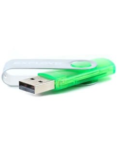 Купить Флешка Exployd 530 64 ГБ зеленый  в E-mobi