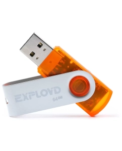 Купить Флешка Exployd 530 64 ГБ оранжевый  в E-mobi