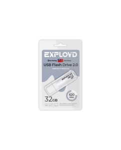 Купить Карта памяти Exployd USB 32Гб EX-32GB-620 EX-32GB-620 White в E-mobi
