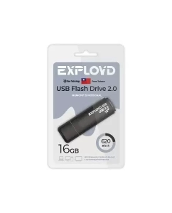 Купить Флешка Exployd 620 16 ГБ черный (EX-16GB-620) в E-mobi