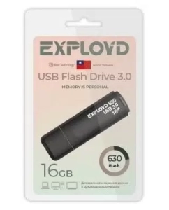 Купить Флешка Exployd 630 16 ГБ черный (EX-16GB-630-Black) в E-mobi
